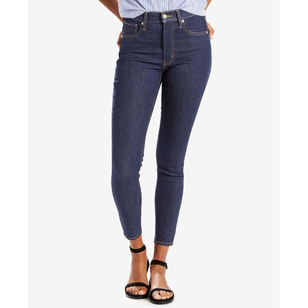 Levis Mile High Cropped Skinny Jeans